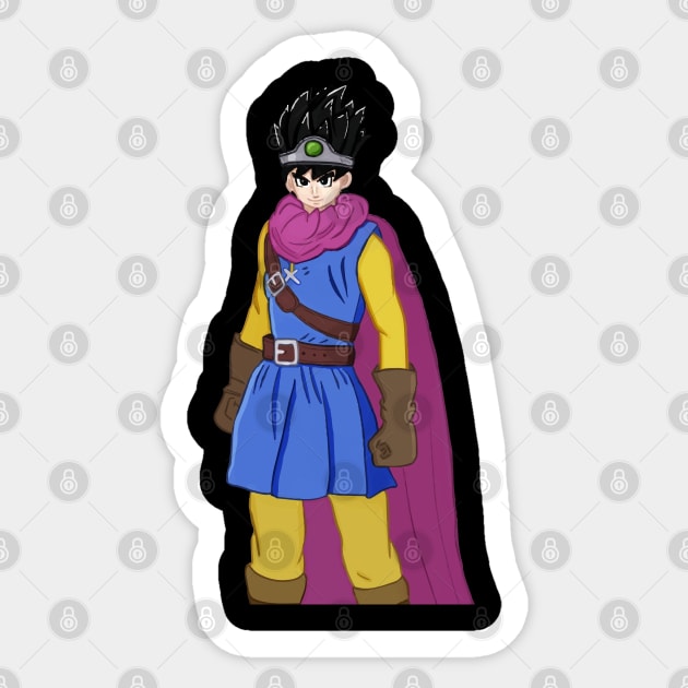 Erdrick - Dragon Quest Sticker by SailorFabs